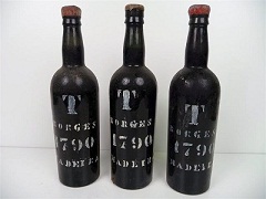 Vinho da Madeira - Borges - 1790, garrafas antigas para coleccionador, com perdas - 2.133,00€